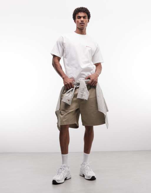 Gramicci graphic print t-shirt in white, 2 of 5