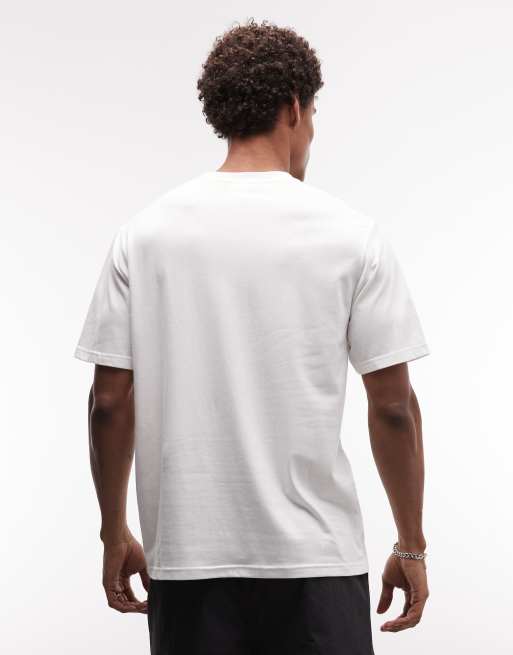 Gramicci graphic print t-shirt in white, 5 of 5