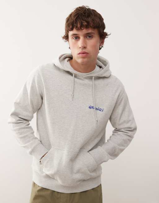 Gramicci - Hoodie met grafische slakkenprint in grijs , 2 van 4