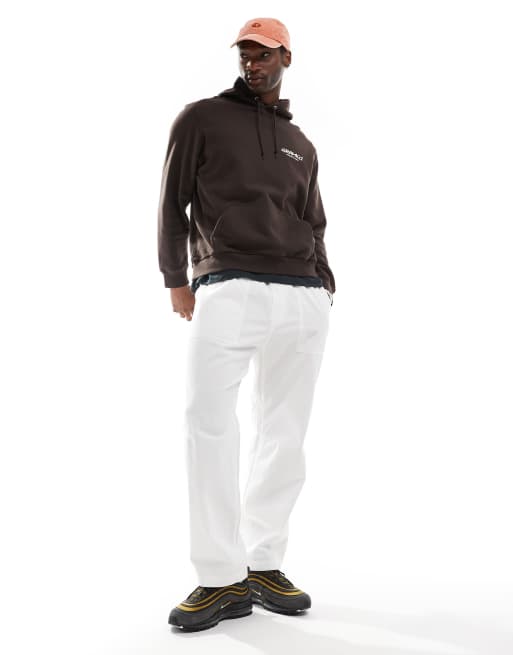 Gramicci - Hoodie met Original Freedom-print in donkerbruin, 4 van 4