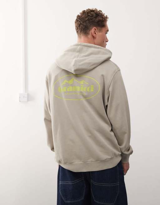 Gramicci - Hoodie met print in neutraal