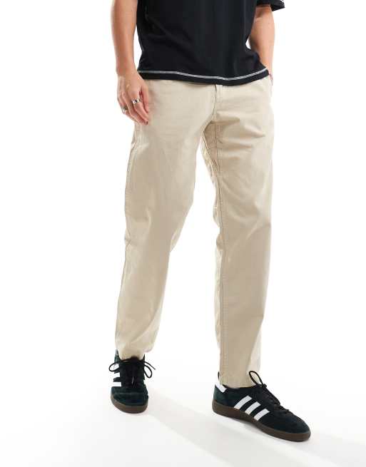 Gramicci – Hose aus sandfarbenem Baumwoll-Twill