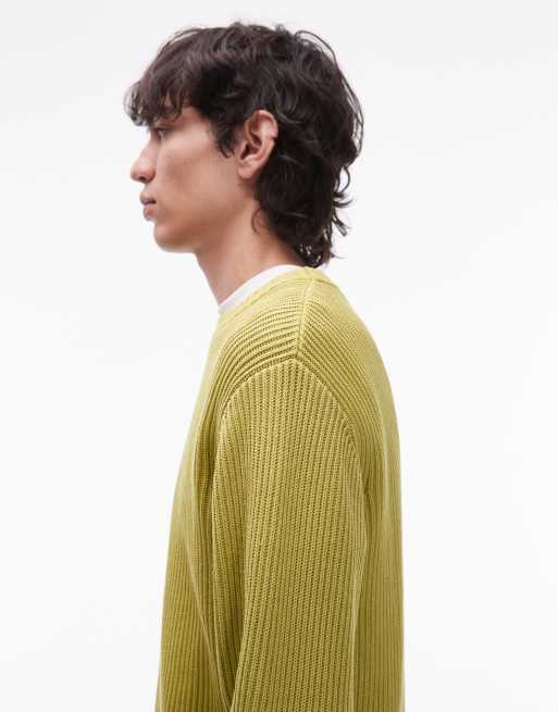 Gramicci knitted jumper in light green, 4 of 5
