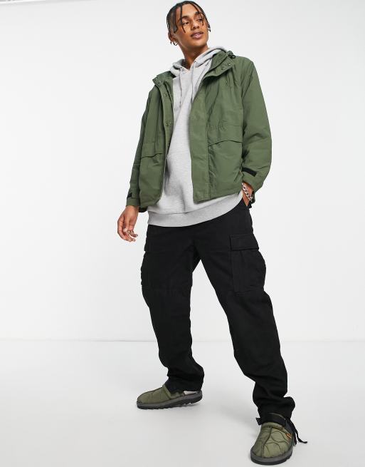 Gramicci lightweight nylon drizzler jacket in olive