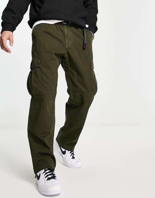 Gramicci loose cargo pants in green | ASOS