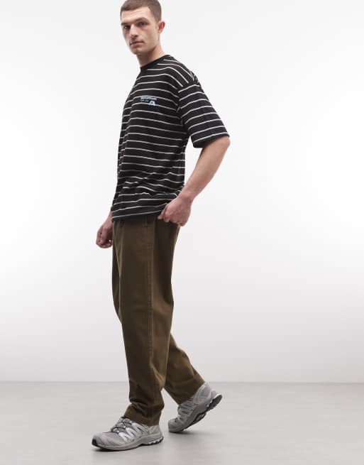 Gramicci loose fit G pants in bark pigment, 3 of 5