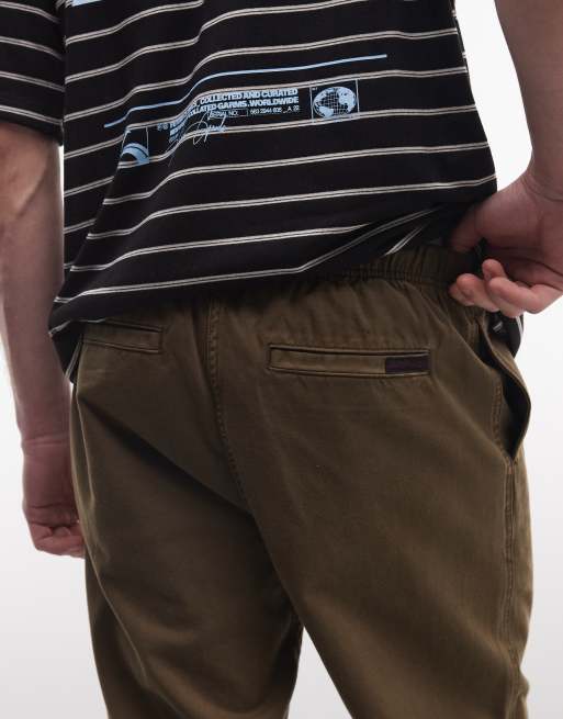 Gramicci loose fit G pants in bark pigment, 5 of 5