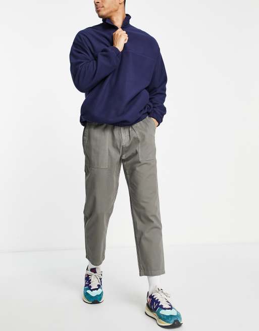 Loose fit 2024 tapered trousers