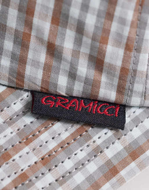 Gramicci – Millwood – Czapka z daszkiem w brązową kratę , 3 z 3