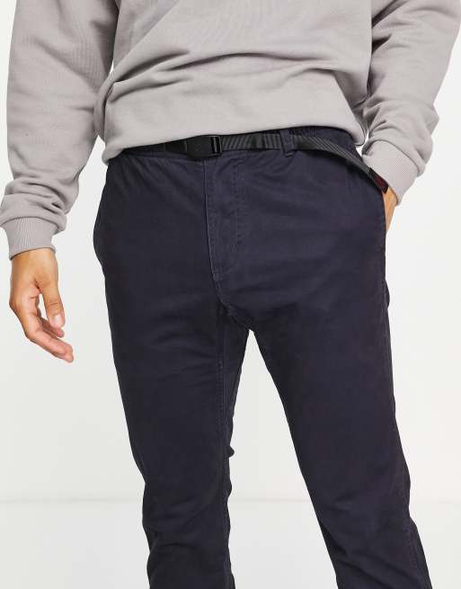 Gramicci NN just cut stretch slim pants in navy