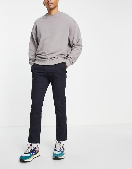 Gramicci NN just cut stretch slim trousers in navy