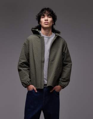 Gramicci Northside Utility Hooded Jacket In Green