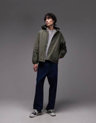 Gramicci Northside Utility Hooded Jacket In Green