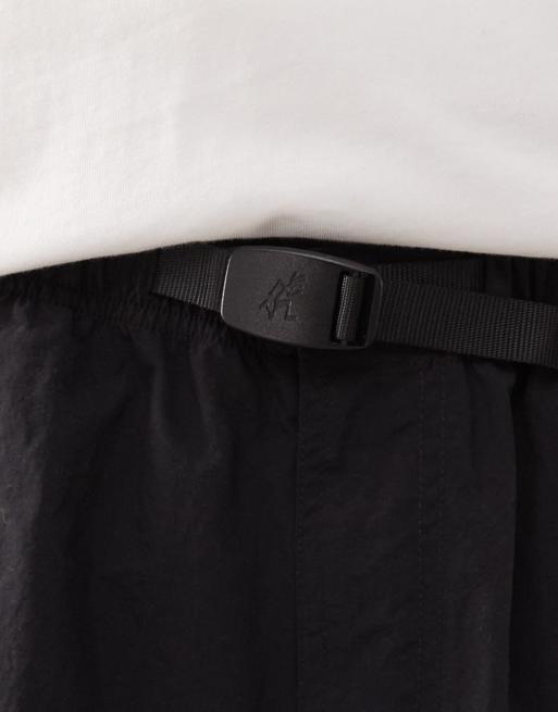 Gramicci nylon loose shorts in black, 4 of 5