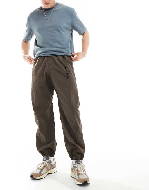 Gramicci nylon track pants in brown | ASOS Gramicci nylon track pants in brown | ASOS