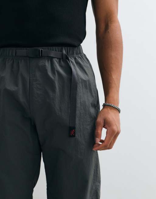 Gramicci nylon trousers in charcoal, 4 of 5