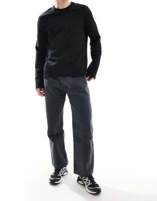 O.G. canvas mountain pants in dusty black