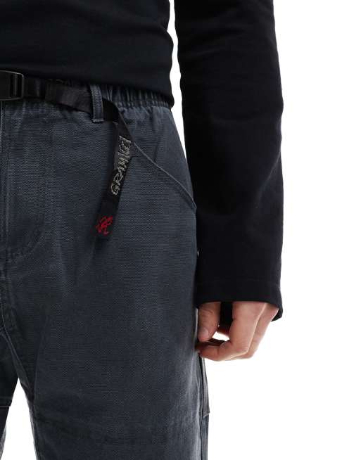 Gramicci O.G. canvas mountain pants in dusty black | ASOS
