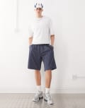 [Gramicci] Gramicci O.G. seersucker Lagoon shorts in navy S Navy