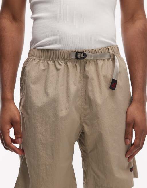 Gramicci - Opvouwbare ruimvallende G-short van nylon in beige, 4 van 5
