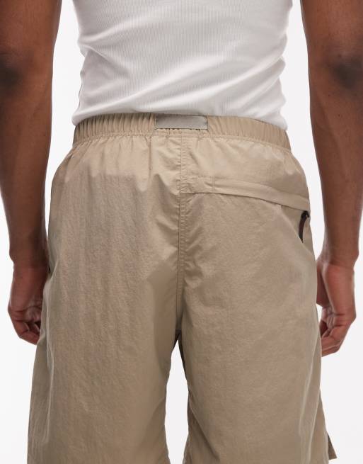 Gramicci - Opvouwbare ruimvallende G-short van nylon in beige, 5 van 5