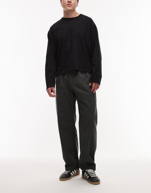 Gramicci pant straight fit in smoke grey, 2 of 5