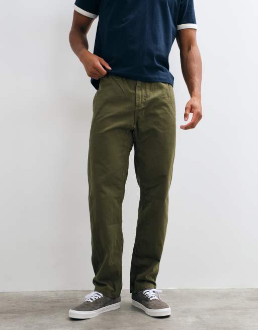 Gramicci pantaloni affusolati verde oliva, 2 di 5