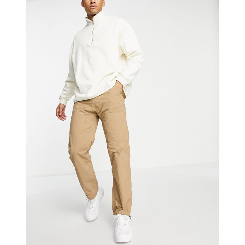  Uomo Gramicci - Pantaloni cargo in nylon leggero color cuoio