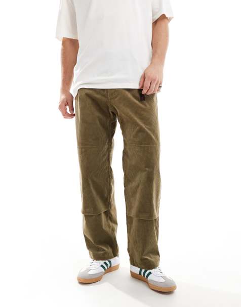 Gramicci - Pantaloni in velluto a coste marrone chiaro con ginocchia doppiate - view 1