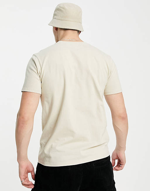  Gramicci printed logo t-shirt in beige 