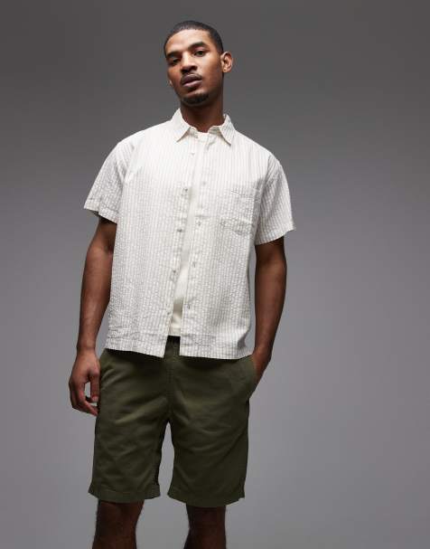 Gramicci relaxed fit G-short in olive - view 1