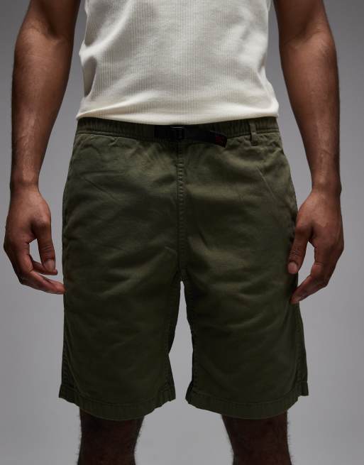 Gramicci relaxed fit G-shorts in olive, 4 of 5