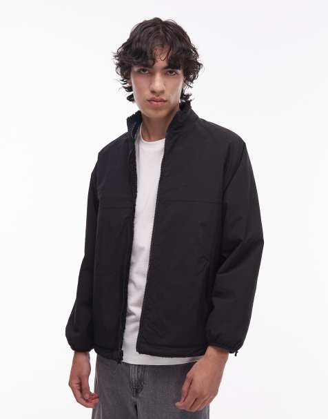 Gramicci reversible sherpa jacket in black - view 1