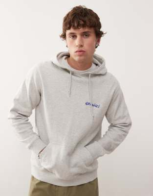 Gramicci Snail Graphic Hoodie In Gray