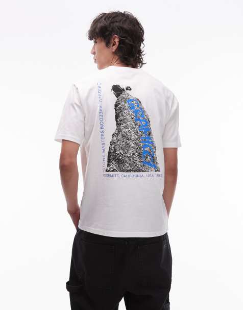Gramicci – Stonemasters – T-Shirt in Weiß - view 1