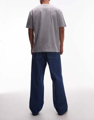 Gramicci Stutter Loose Fit Denim Jeans In Blue