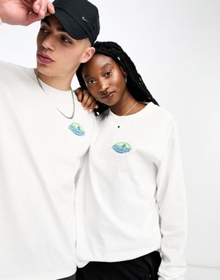 Gramicci summit long sleeve top in white - ASOS Price Checker