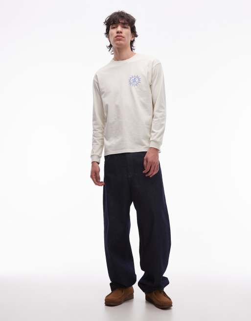 Gramicci sun long sleeve t-shirt in natural pigment dye, 2 of 5