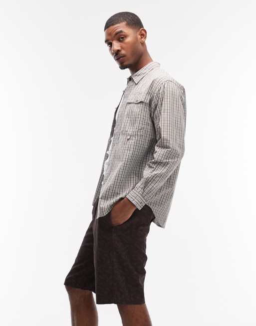 Gramicci - Swell - Ruimvallende short in bruin, 3 van 5