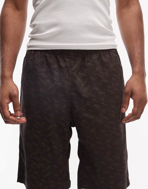 Gramicci - Swell - Ruimvallende short in bruin, 4 van 5