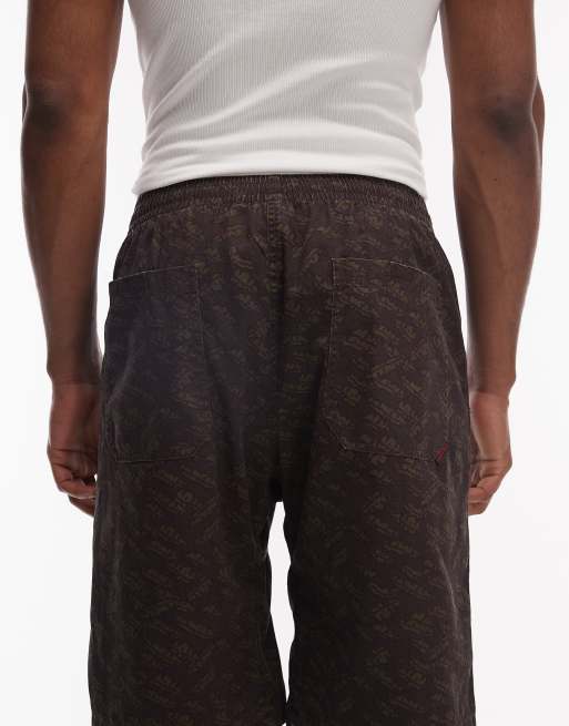 Gramicci - Swell - Ruimvallende short in bruin, 5 van 5
