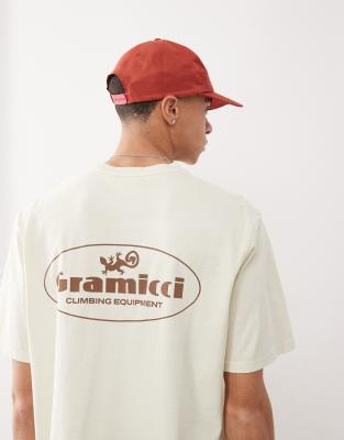 Gramicci - T-shirt à imprimé Climbing Equipment - Naturel - view 1