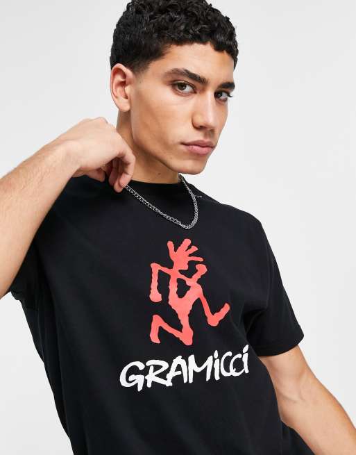 Gramicci T Shirt à Logo Imprimé Noir Asos