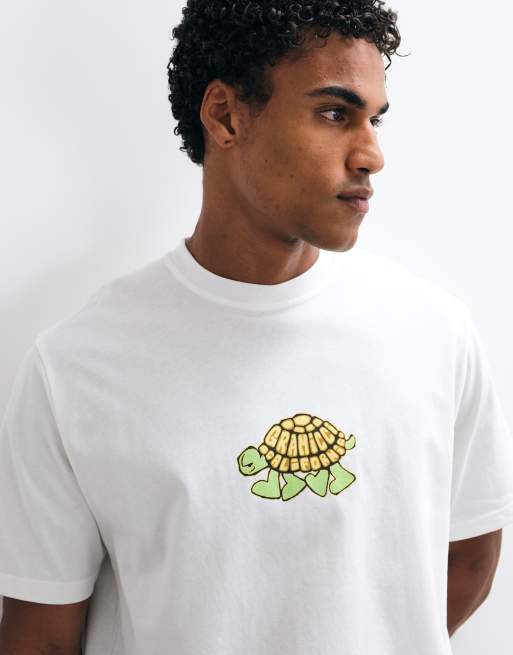 Gramicci t-shirt à manches courtes à motif tortue blanc, 4 de 5