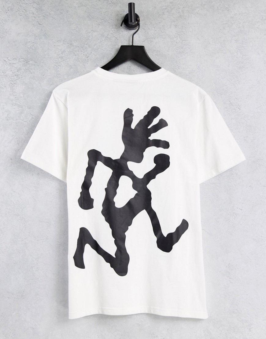 Gramicci - T-shirt avec grand motif coureur - Blanc