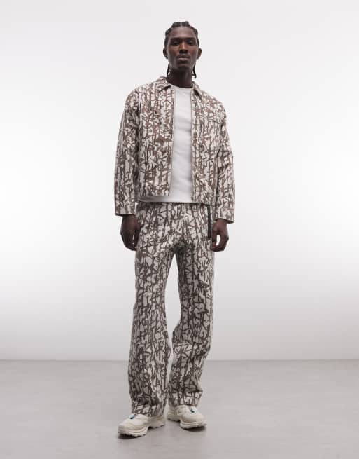 Gramicci - Taos - Veste d'ensemble en toile à motif - Gris roseaux, 2 de 5