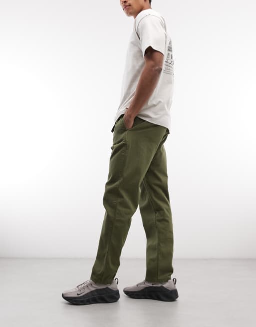 Gramicci tapered fit g-pant pants in sage, 3 of 5