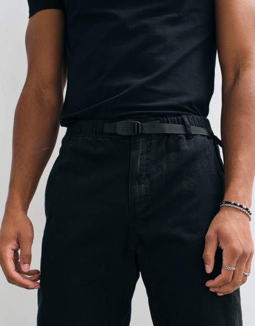 Gramicci tapered fit g-pant trousers in black, 3 of 5