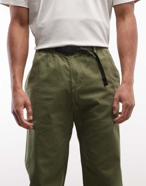 Gramicci tapered g-pant  trousers in sage, 4 of 5