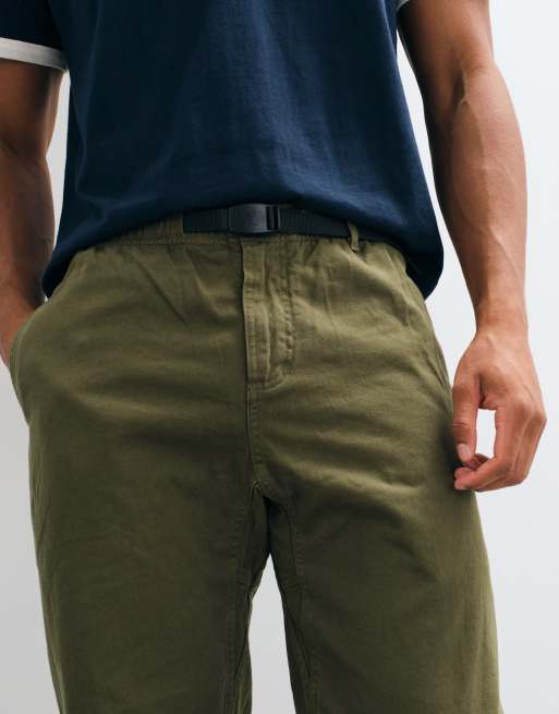 Gramicci tapered trousers in olive green, 3 of 5